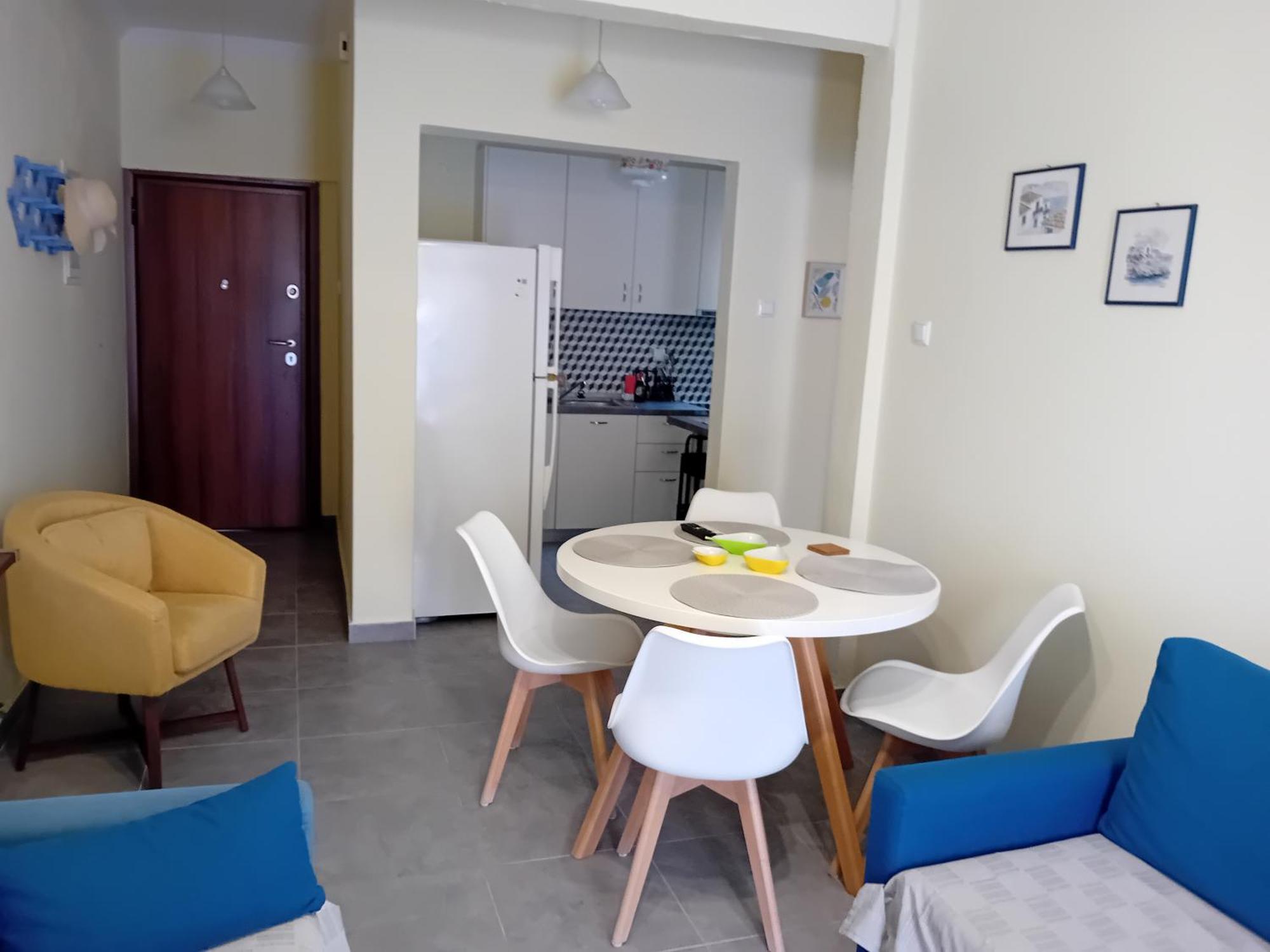 Sea Apartment Néa Péramos Bagian luar foto